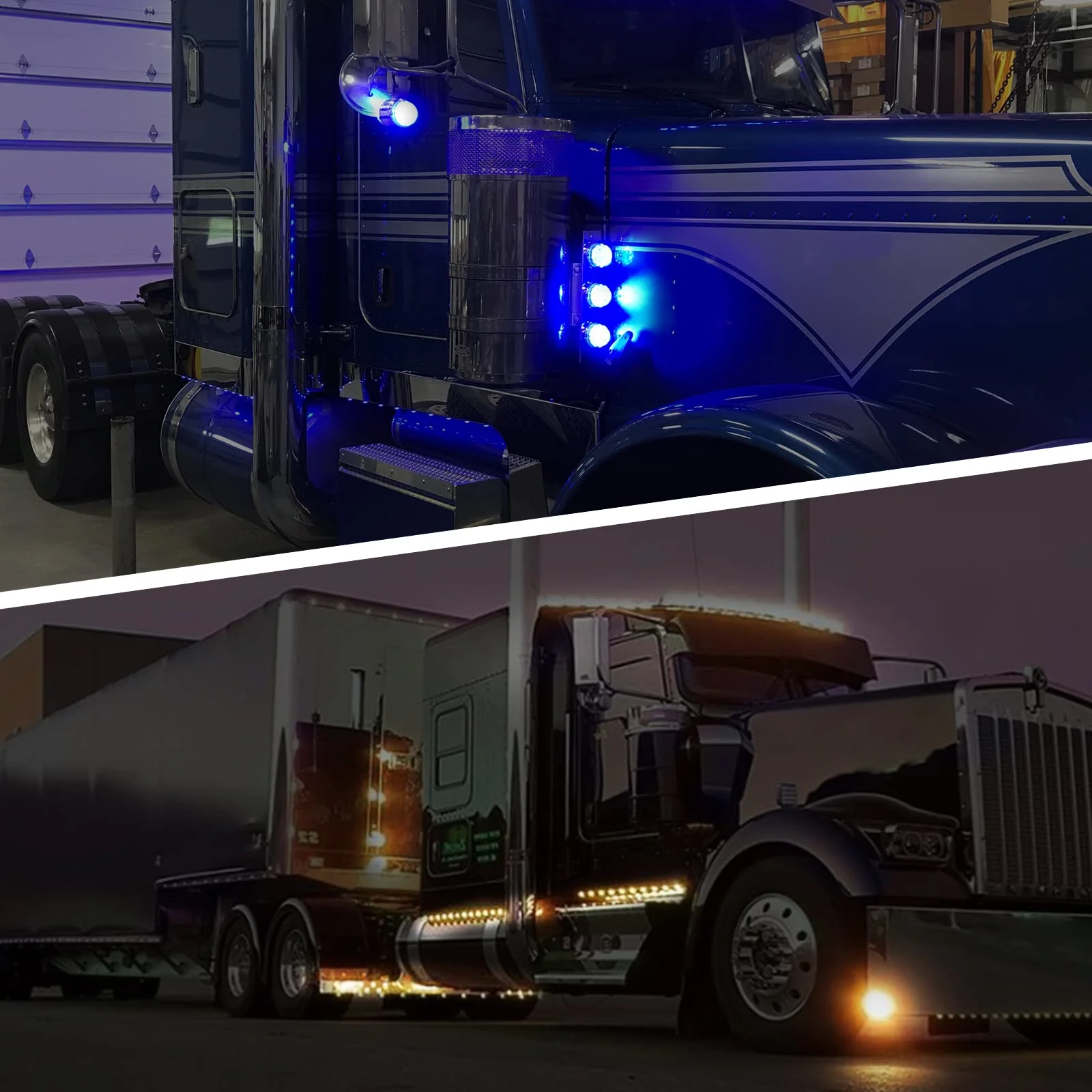 Partsam 1 Pcs Dual Revolution Auxiliary Led Watermelon Lights - Image 7