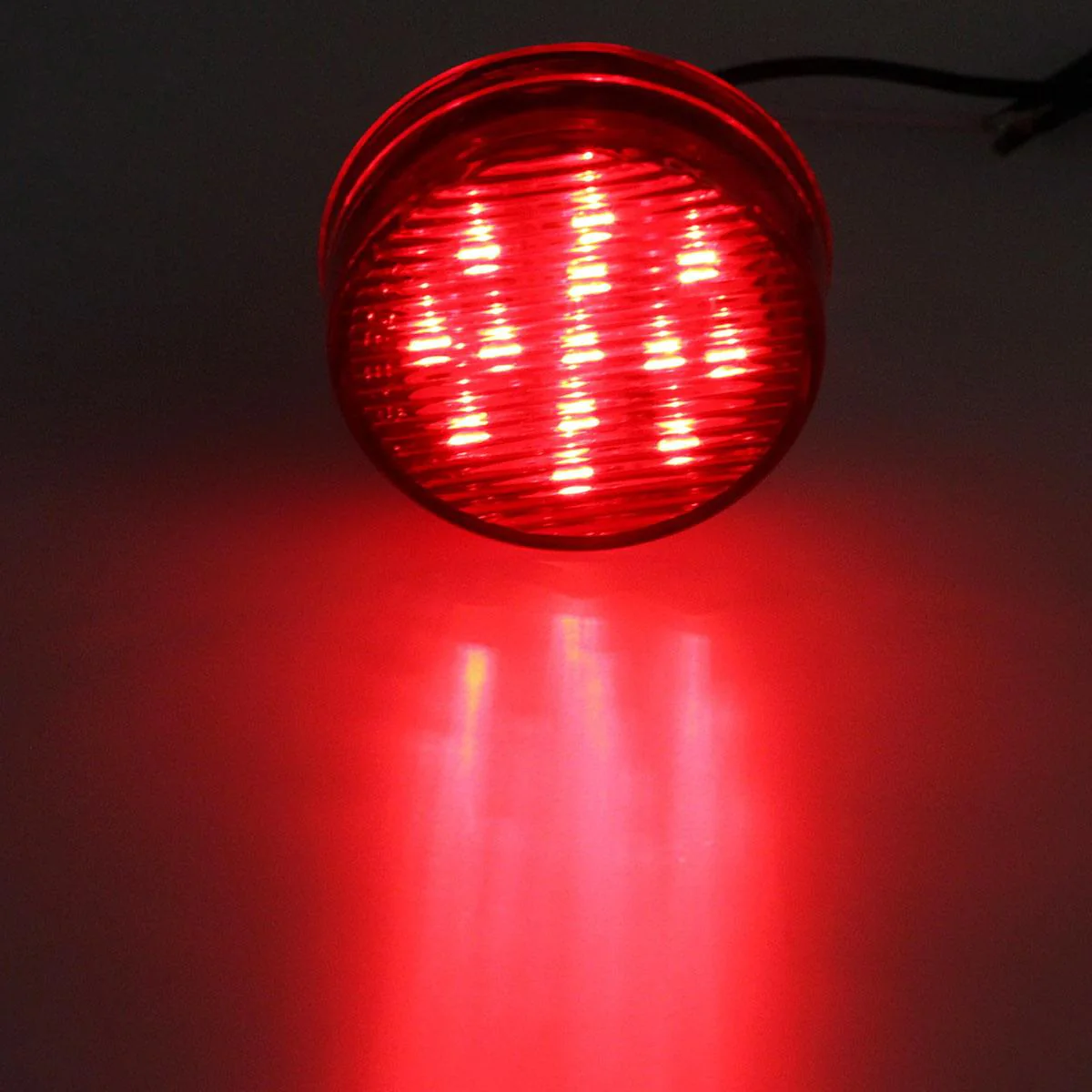 Partsam 10x 2.5" Round Side Marker light Clearance 13 Diodes Universal Use Sealed Red, 2.5 round led marker lights, 2.5 round led clearance lights, 2.5 round led trailer lights - Image 8