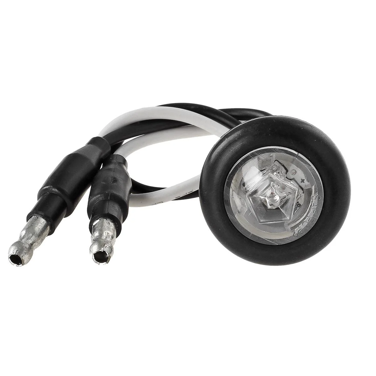 Partsam 10x 3/4" Mini Round Red Led Side Marker Lights Grommet Mount w Plug Connectors Waterproof Sealed Boat Trailer Truck RV Bus Van Bullet Side Led Marker Lights Lamps Clear Lens 12V - Image 3