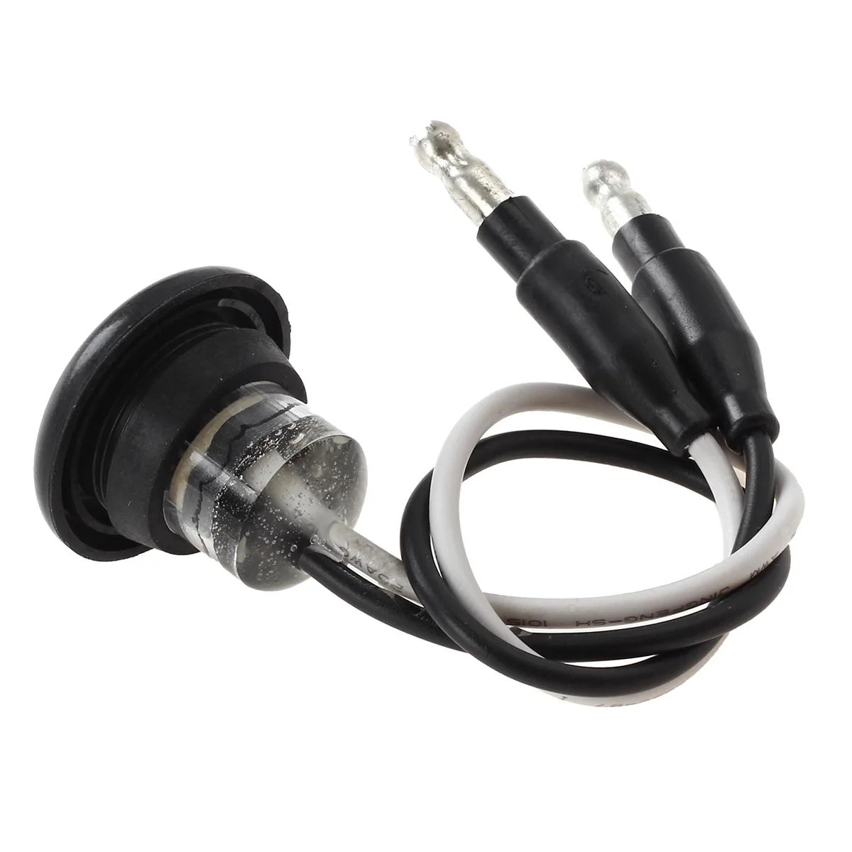 Partsam 10x 3/4" Mini Round Red Led Side Marker Lights Grommet Mount w Plug Connectors Waterproof Sealed Boat Trailer Truck RV Bus Van Bullet Side Led Marker Lights Lamps Clear Lens 12V - Image 4