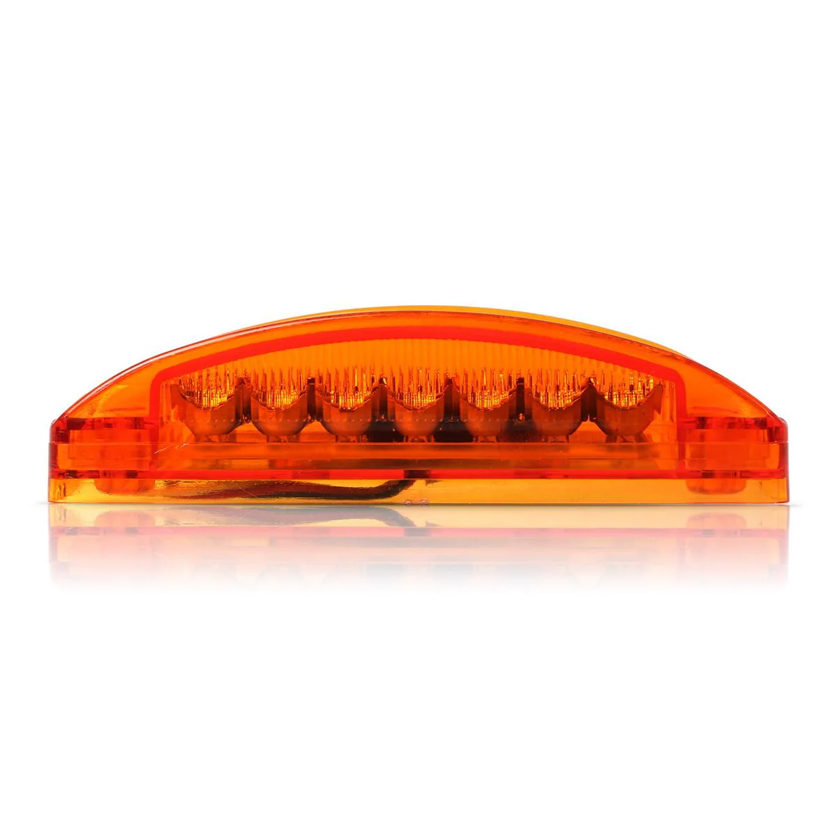 Partsam 10x 6inch Rectangle Amber Led Side Marker and Clearance Trailer Lights 21LED w Reflectors Waterproof Sealed Rectangular Led trailer lights Turn Signal and Parking Lights 3 Wires Surface Mount - Image 8