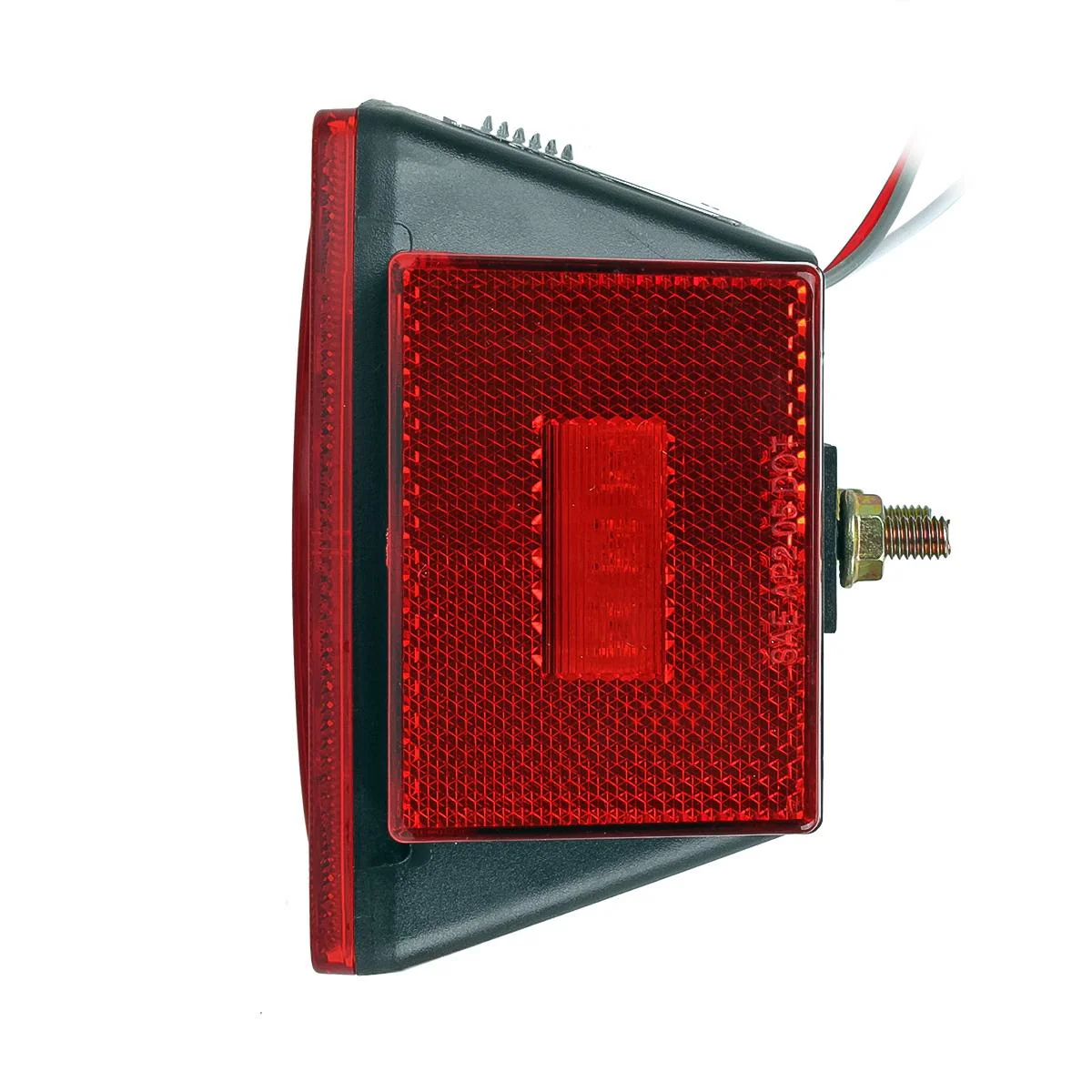 Partsam 12V Waterproof Square Led Trailer Light,Red LED Stop Turn Tail License Brake Running Light Lamp for Trailers Under 80inch Boat Trailer Truck Marine Camper RV Snowmobile,IP68,DOT Compliant - Image 12