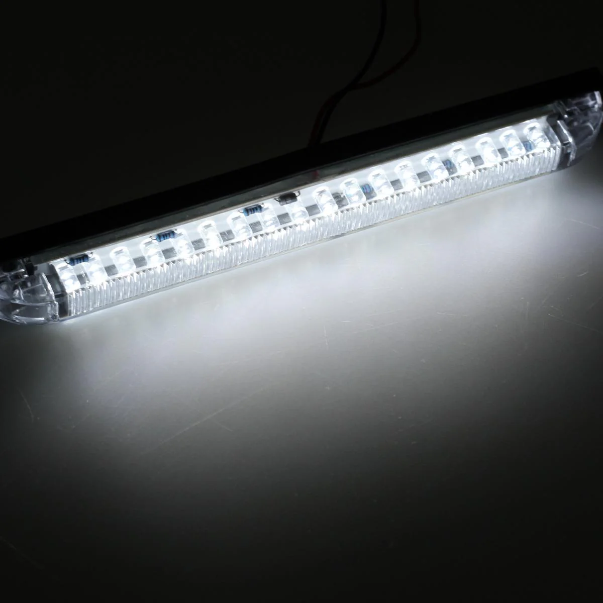 Partsam 1Pc 12V 8 Inch Slim Line LED Utility Strip Bar 30LED, 8" Truck Trailer Camper RV Motorcycle Motorhome Led Marker Lights Interior Dome Lights Cargo Lights Courtesy Lights Lamps Rear Lights - Image 10