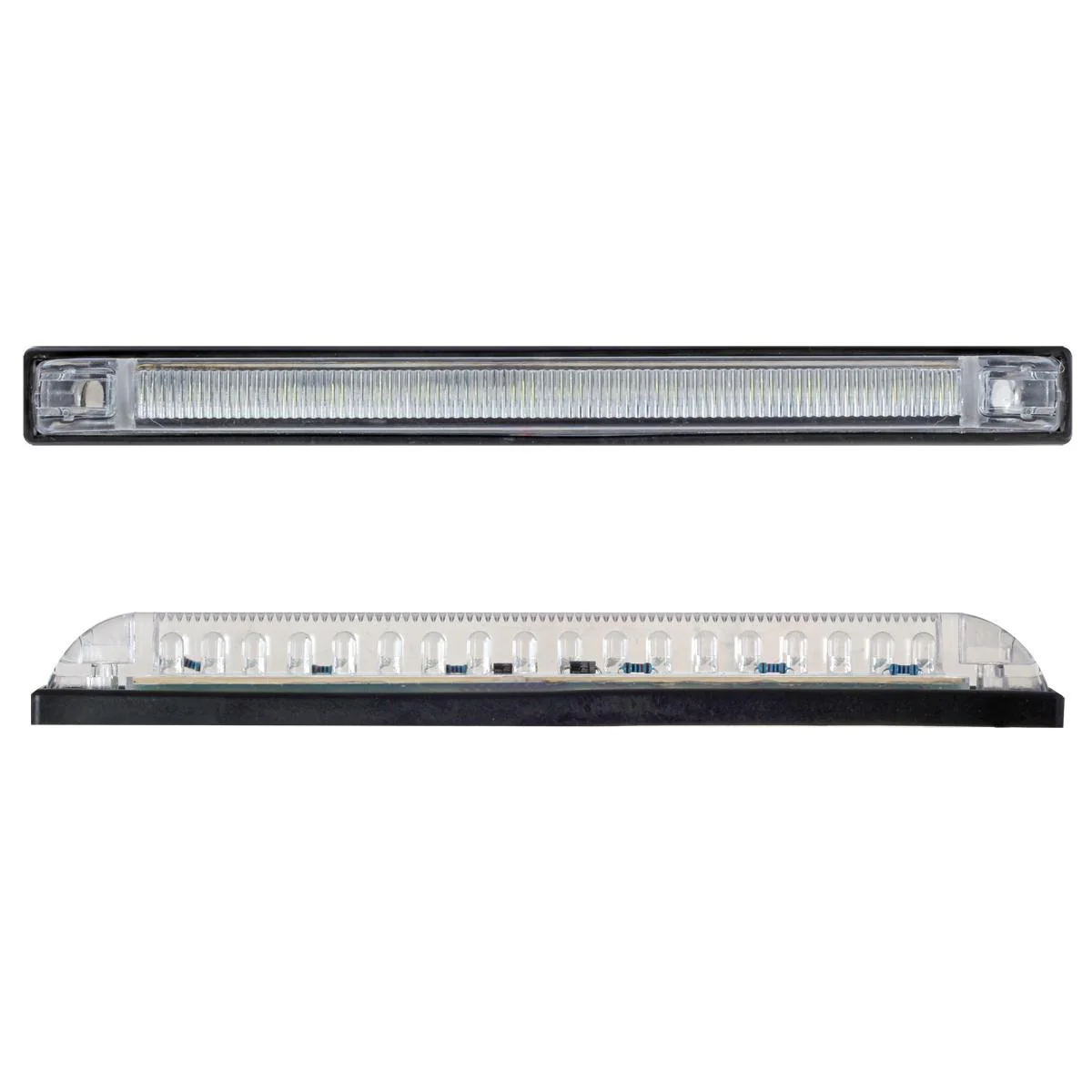 Partsam 1Pc 12V 8 Inch Slim Line LED Utility Strip Bar 30LED, 8" Truck Trailer Camper RV Motorcycle Motorhome Led Marker Lights Interior Dome Lights Cargo Lights Courtesy Lights Lamps Rear Lights - Image 8