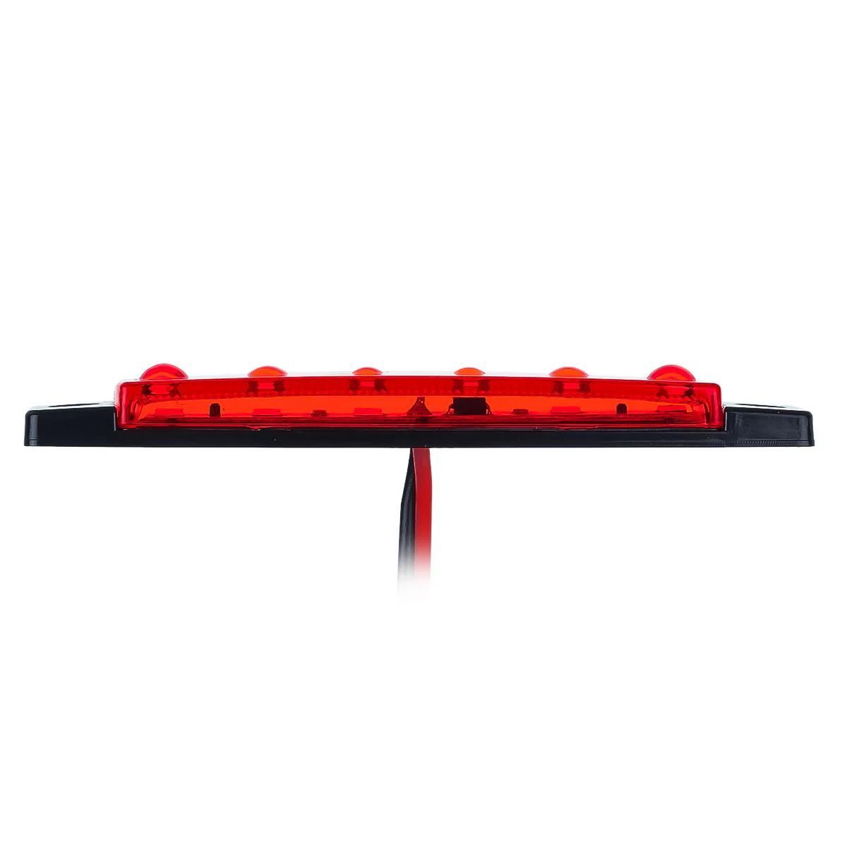 Partsam 20x 3.8" Amber/Red Clearance lights Truck Trailer RV Lorry Van Side Marker Indicators Decorative, Thin Line 3.8" 6 LED Amber Trailer Marker Lights Parking Turn Signal Lights - Image 5