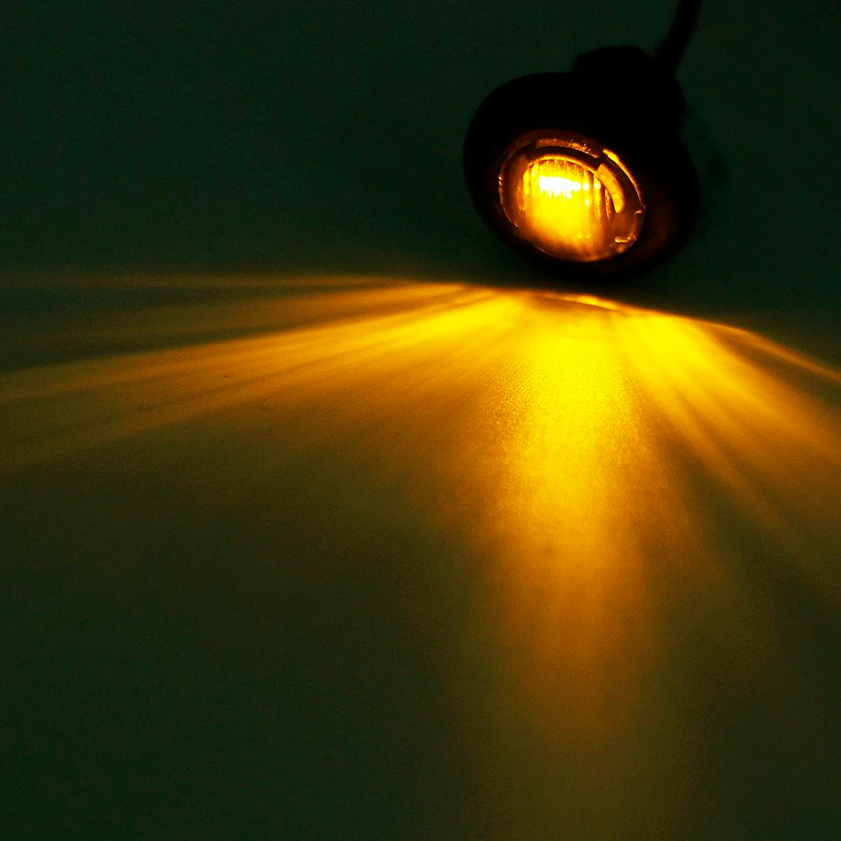 Partsam 20x Amber/Red Truck Trailer Boat 3/4" Round Led Light Round Marker Clearance + Grommet Smoke Lens - Image 4