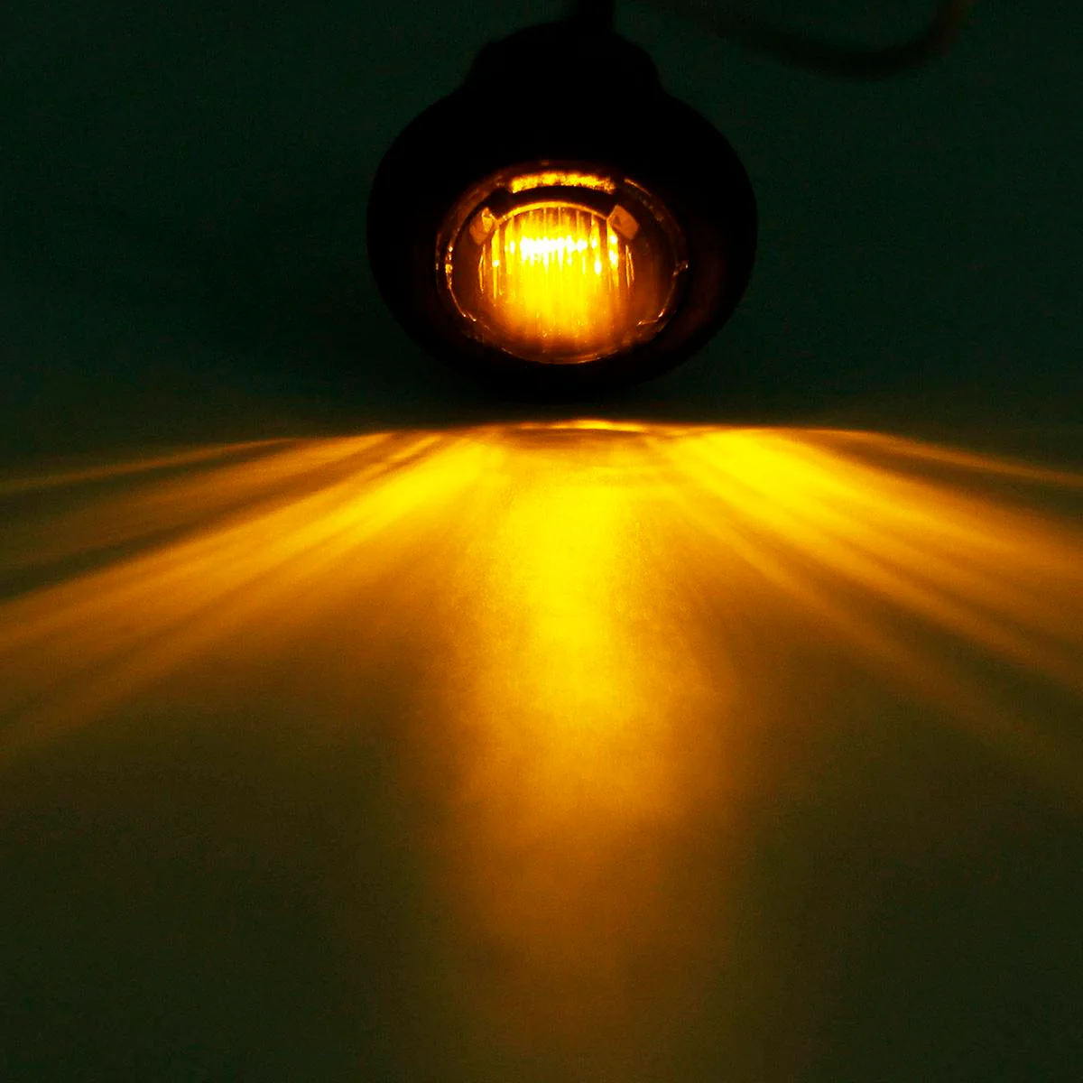 Partsam 20x Amber/Red Truck Trailer Boat 3/4" Round Led Light Round Marker Clearance + Grommet Smoke Lens - Image 6