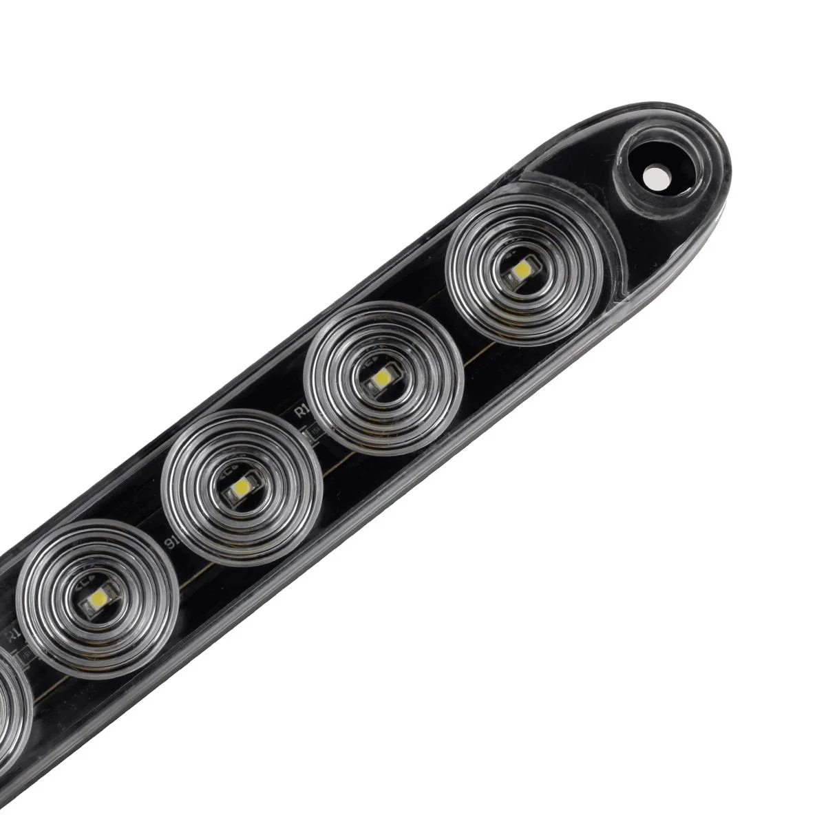 Partsam 2Pcs 15 Inch White Led Trailer Reverse Backup Light Bars Clear Lens, Sealed 11 LED Flange Mount Trailer Truck 15" Inch Reverse White Light Bar Utility Marker Light Bar RV Front Access Light - Image 5