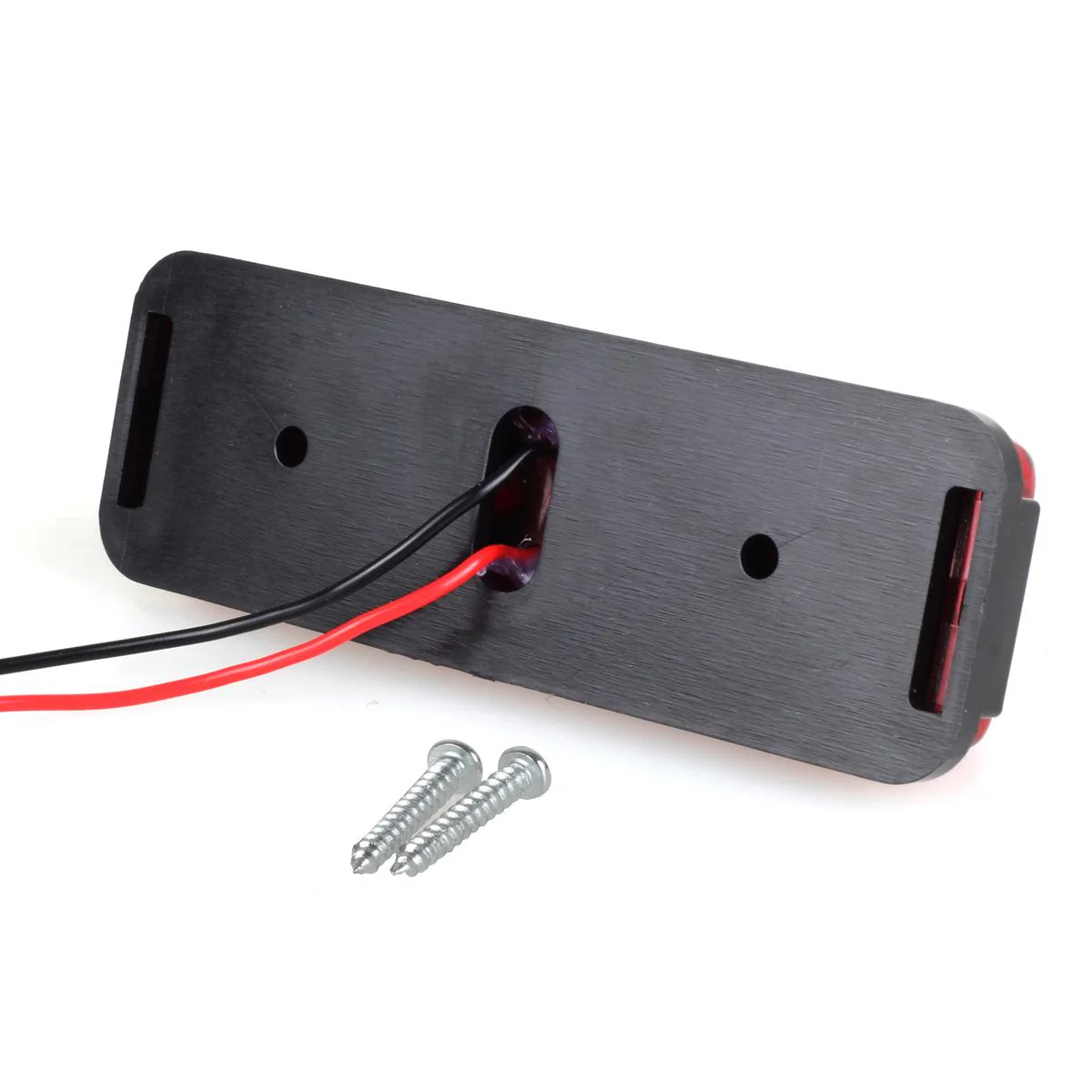 Partsam 2PCS 3 LED Truck Trailer Front Rear LED Side Marker Lights indicator Lamp Sealed & Waterproof Surface Mounted Installation Amber 3.9" - Image 5