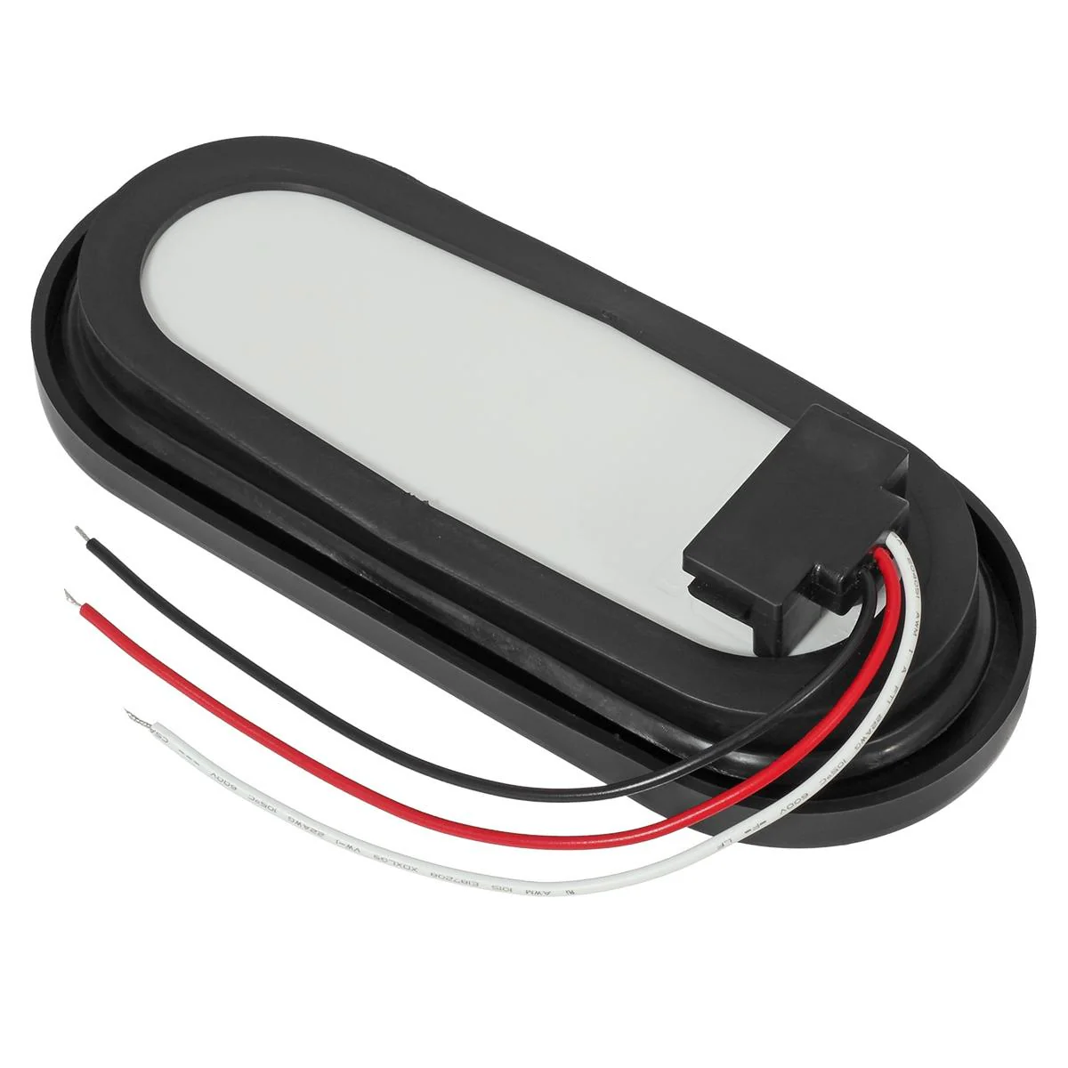 Partsam 2Pcs 6 Inch Oval Red Led Trailer Tail Lights 10 Diodes Smoke Lens Stop Brake Turn Lights Grommet and Pigtails Submersible 12V Sealed for RV Trucks, 6 Oval led Tail Lights Smoked - Image 6