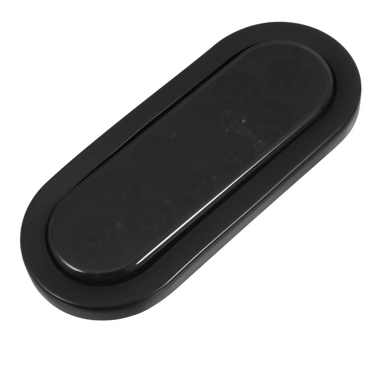 Partsam 2Pcs 6 Inch Oval White Led Trailer Lights 10 Diodes Smoke Lens Grommet and Pigtails Submersible 12V Sealed for RV Trucks, 6 Oval led Reverse Lights, 6 Oval led Back up Lights - Image 4