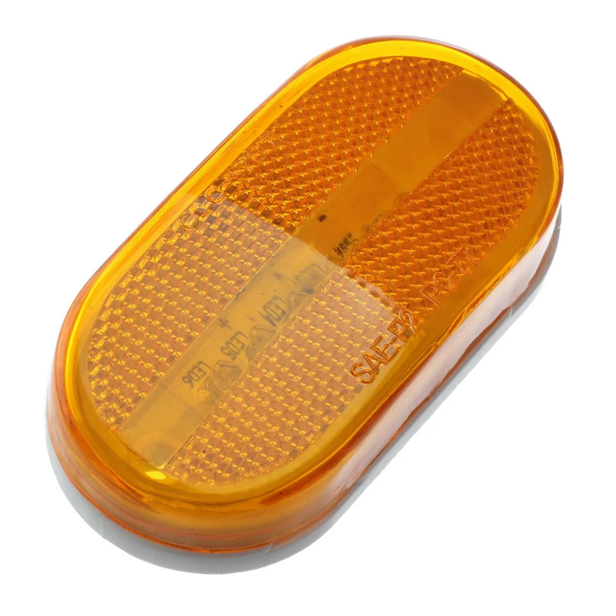 Partsam 2Pcs Amber 4 Inch LED Trailer Side Marker and Clearance Lights Lamps 6 Diodes with Reflex Lens Surface Mount, Reflective 2x4 Rectangular Rectangle Led Marker Lights Front Rear Truck RV Camper - Image 5