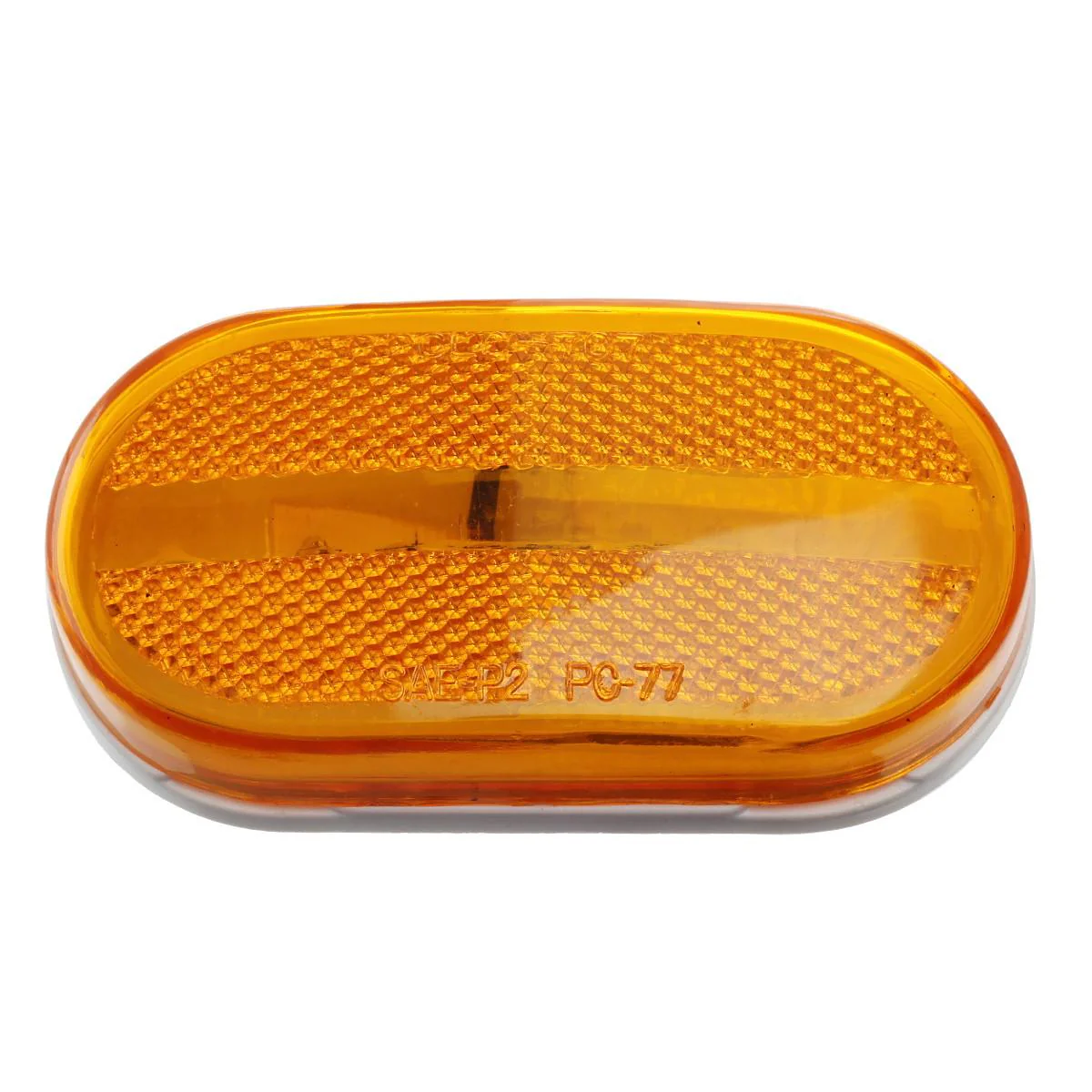 Partsam 2Pcs Amber 4 Inch LED Trailer Side Marker and Clearance Lights Lamps 6 Diodes with Reflex Lens Surface Mount, Reflective 2x4 Rectangular Rectangle Led Marker Lights Front Rear Truck RV Camper - Image 6