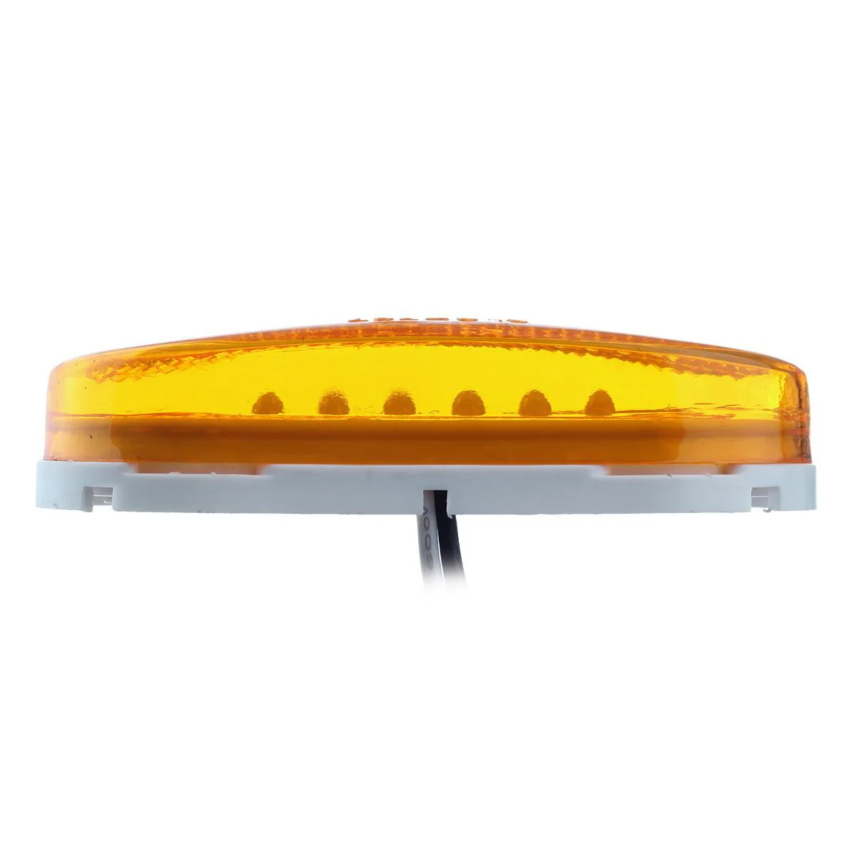 Partsam 2Pcs Amber 4 Inch LED Trailer Side Marker and Clearance Lights Lamps 6 Diodes with Reflex Lens Surface Mount, Reflective 2x4 Rectangular Rectangle Led Marker Lights Front Rear Truck RV Camper - Image 8