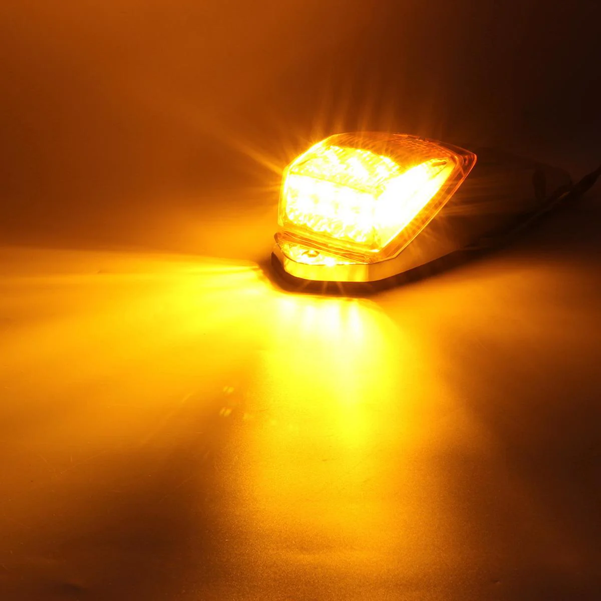 Partsam 31LED Amber Cab Marker Light Waterproof Top Roof Running Cab Lights Compatible with Peterbilt/Kenworth/Freightliner//Western Star/Mack/International/Paccar Trailer Trucks - Image 9