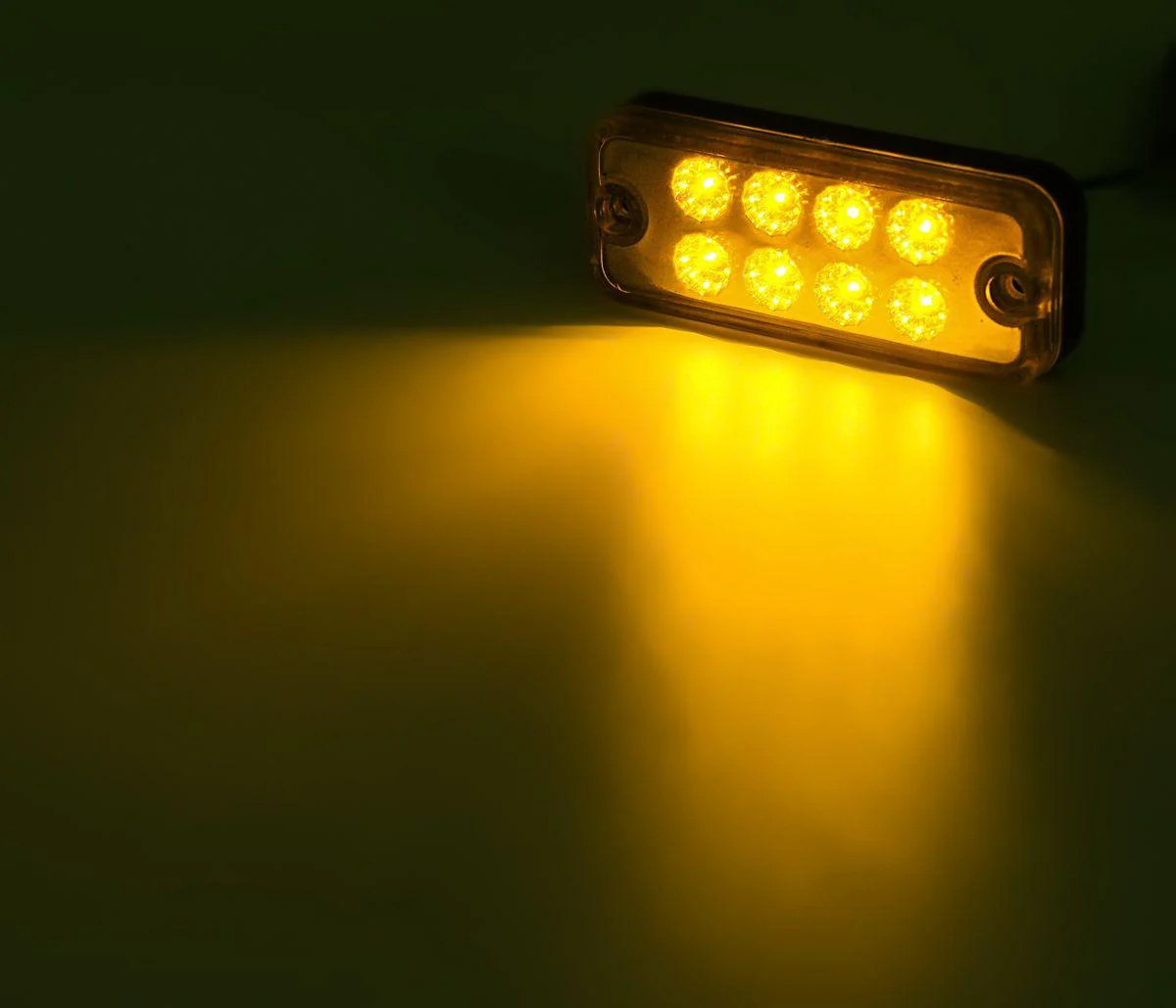 Partsam 4inch 20Pcs Clearance /Side Marker Car Truck Trailer Light Indicators 8-LED Amber/Red - Image 4