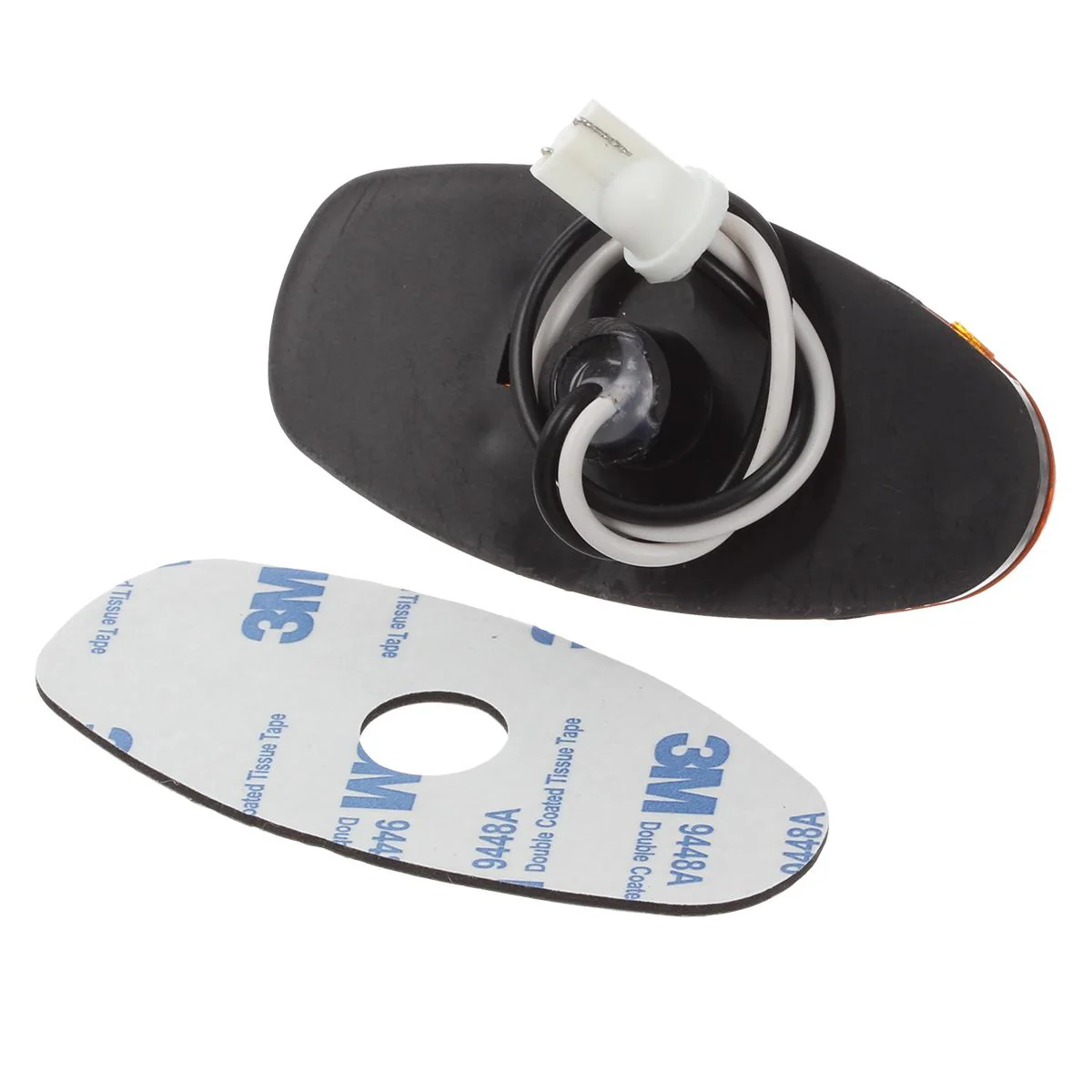 Partsam 4Pcs LED Fender Bed Side Marker Lights Set Replacement for Sierra and Silverado Dually 2500 3500 HD Dual Wheeler Trucks 1999-2013 w/ T10 Plug (2X Amber + 2X Red) - Image 11