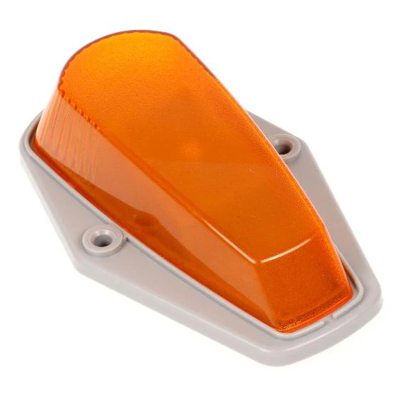 Partsam 5Pcs Amber Cab Marker Light Covers Replacement for F150 F250 F350 Top Roof Clearance Running Lights Lens 1980-1997 Super Duty Pickup Trucks with Base and T10 Sockets Pigtails(w/o Bulbs) - Image 3