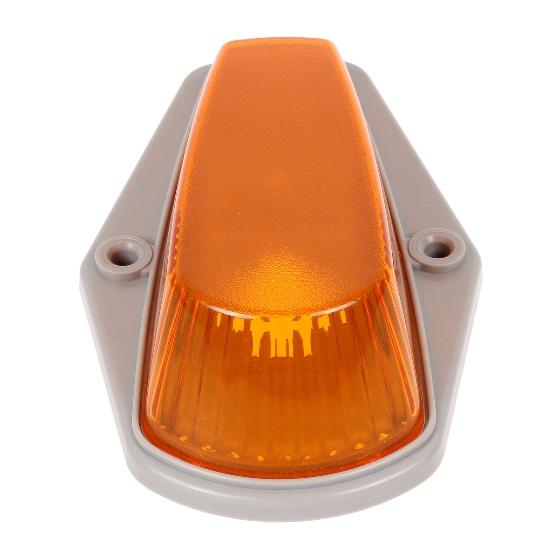 Partsam 5Pcs Amber Cab Marker Light Covers Replacement for F150 F250 F350 Top Roof Clearance Running Lights Lens 1980-1997 Super Duty Pickup Trucks with Base and T10 Sockets Pigtails(w/o Bulbs) - Image 4