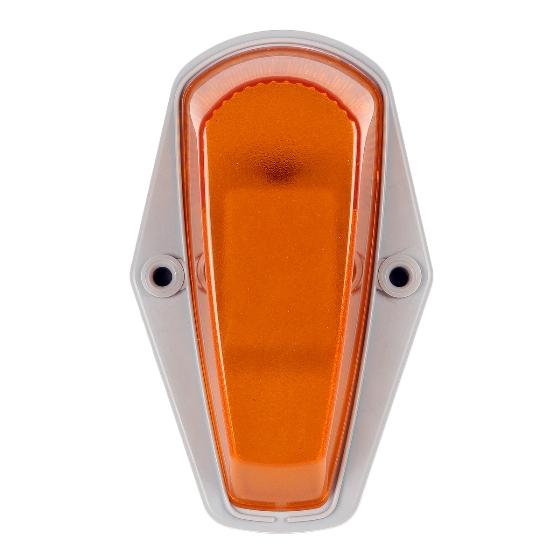 Partsam 5Pcs Amber Cab Marker Light Covers Replacement for F150 F250 F350 Top Roof Clearance Running Lights Lens 1980-1997 Super Duty Pickup Trucks with Base and T10 Sockets Pigtails(w/o Bulbs) - Image 5