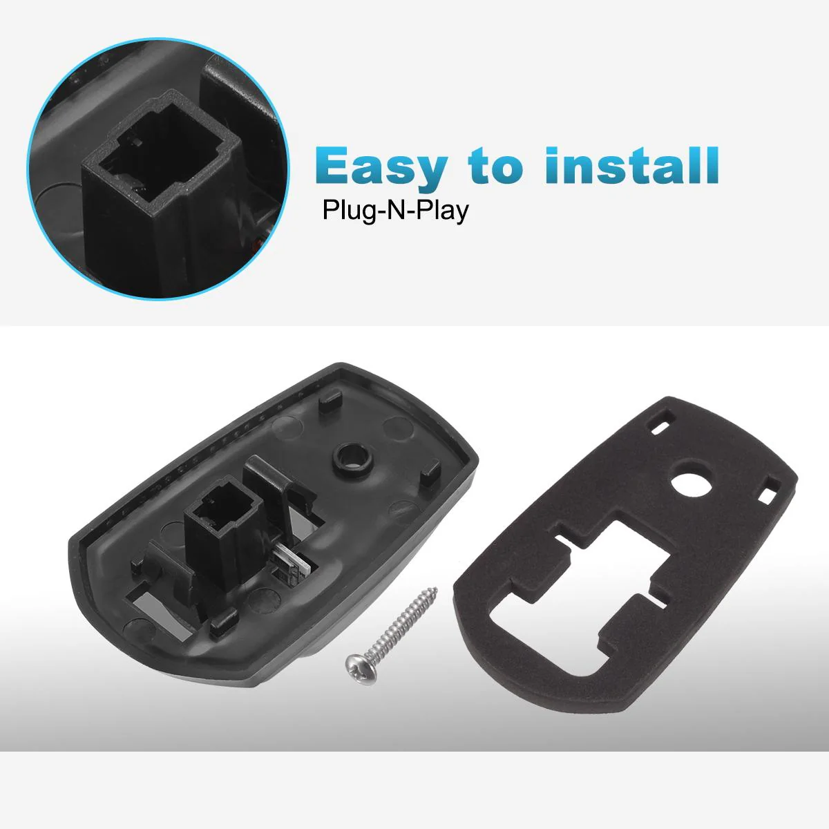 Partsam 5Pcs for F250 F350 F450 Smoke Cab Lights Amber LED Cab Marker Roof Running Top Clearance Lights Assembly Compatible with Ford F-250 F-350 F-450 F-550 Super Duty 2017-2021 264343BK - Image 5