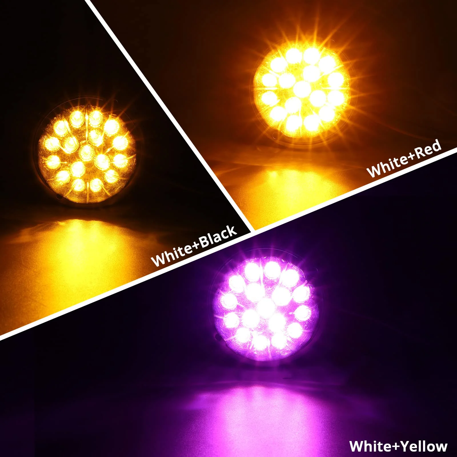 Partsam Dual Revolution Amber Turn Signal and Marker - Image 4