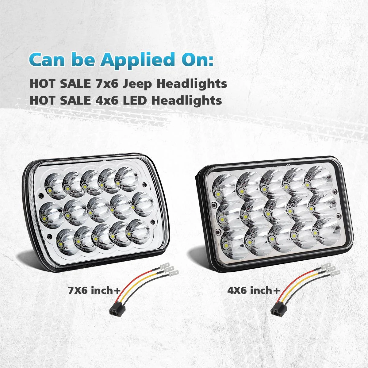 Partsam H4 9003 HB2 Wire Wiring Harness Sockets for 4"x6" 7"x6" 5"x7" inch Sealed Beam Car Truck Headlights Pickup Heavy Duty Headlamp (2PCS) - Image 5