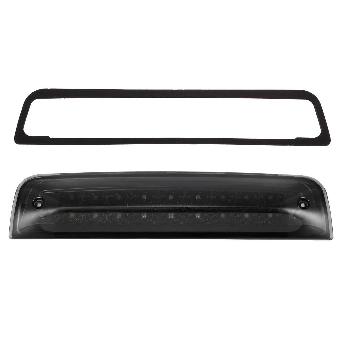 Partsam High Mount 3rd Third Brake Light Replacement For Dodge Ram 2009-2017 1500 2500 3500 Red/White 27 LED Rear Cab Roof Center Mount Tail Cargo Lights Lamps Smoke Lens Black Housing Waterproof - Image 8