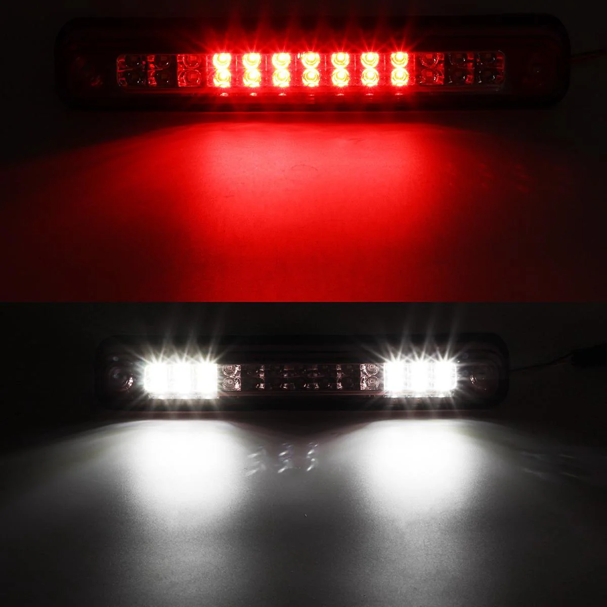 Partsam High Mount Led 3rd Brake Light Red Replacement for Silverado and Sierra 1994-1999 C/K 1500 2500 3500 Rear Top Roof Cab Center Mount Third Brake Light Stop Tail Cargo Light Lamps - Image 7