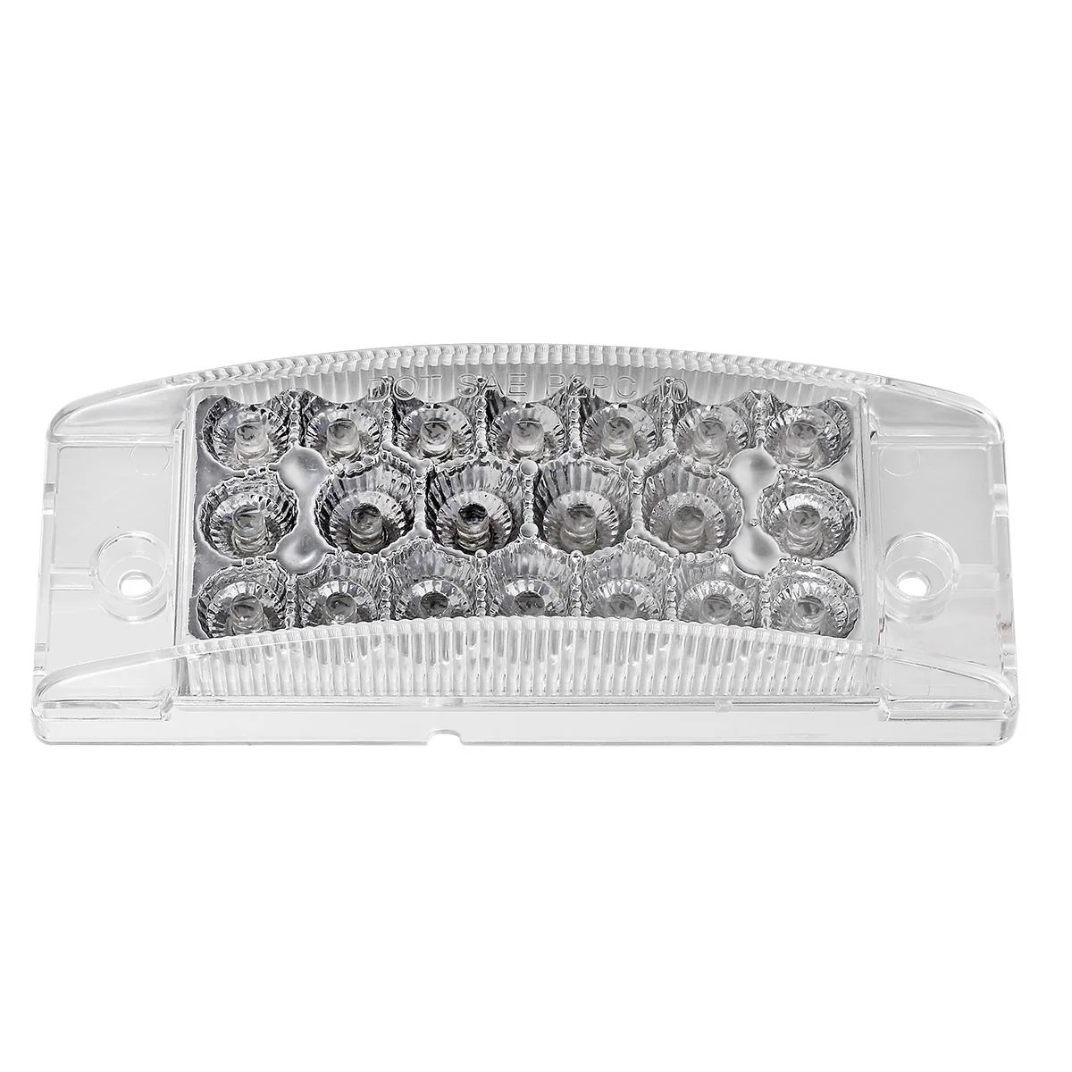 Partsam Pair 6inch Amber Side Front Marker Light Turn Signal Light High Low Brightness Sealed, 20 Diodes, Trailer Clearance and led marker lights, 6x2 Rectangular Rectangle led lights, 3 Wires - Image 7