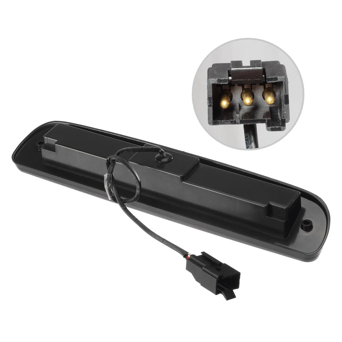 Partsam Red/White 12 LED Smoke Lens Chrome Housing Tail High Mount 3rd Third Brake Light Cargo Lamp Waterproof Replacement for Ford F-250 F-350 F-450 F-550 Super Duty 1999-2016 /Ford Ranger 1993-2011 - Image 4