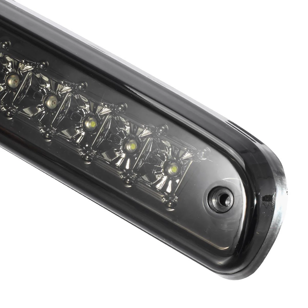 Partsam Red/White 12 LED Smoke Lens Chrome Housing Tail High Mount 3rd Third Brake Light Cargo Lamp Waterproof Replacement for Ford F-250 F-350 F-450 F-550 Super Duty 1999-2016 /Ford Ranger 1993-2011 - Image 8