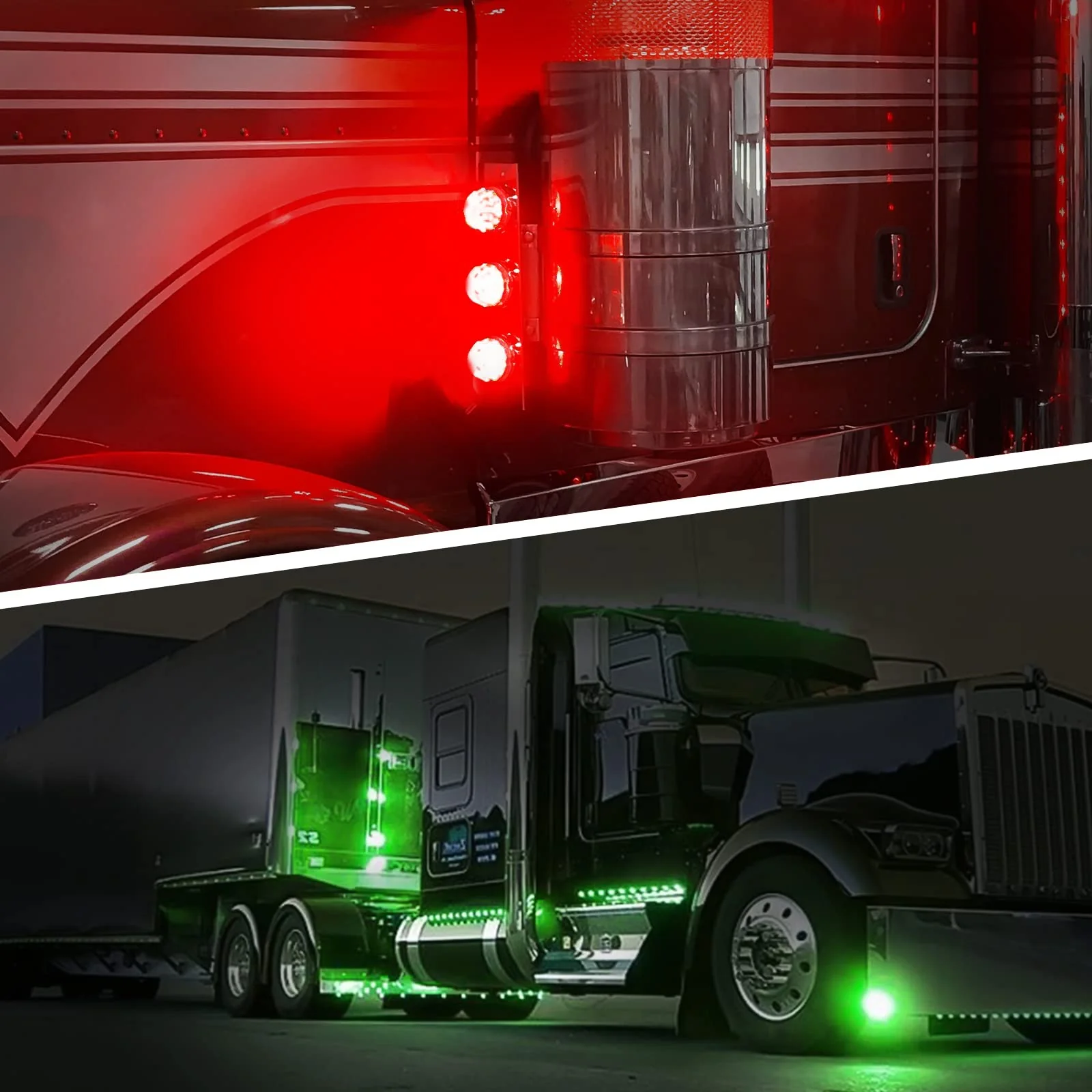 Partsam Side Marker Lights for Freightliner Kenworth Peterbilt - Image 7